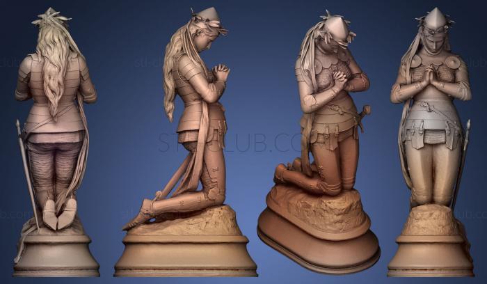 3D model Joan of Arc (STL)